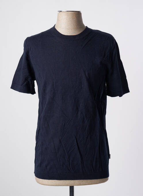 T-shirt bleu JACK & JONES pour homme