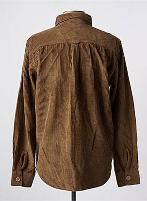 Chemise manches longues manches longues marron JACK & JONES homme
