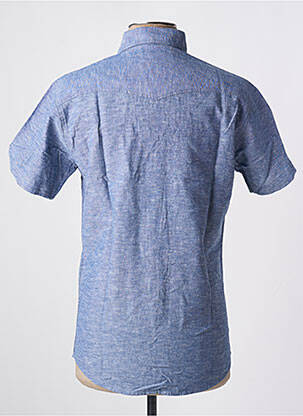Chemise manches longues coupe droite bleu JACK & JONES homme