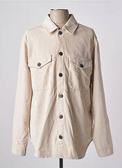 Chemise manches longues beige JACK & JONES pour homme seconde vue