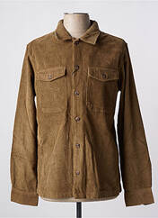 Chemise manches longues marron JACK & JONES pour homme seconde vue