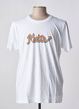 T-shirt blanc KULTE pour homme