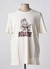 T-shirt blanc KULTE pour homme seconde vue