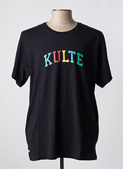 T-shirt noir KULTE pour homme seconde vue