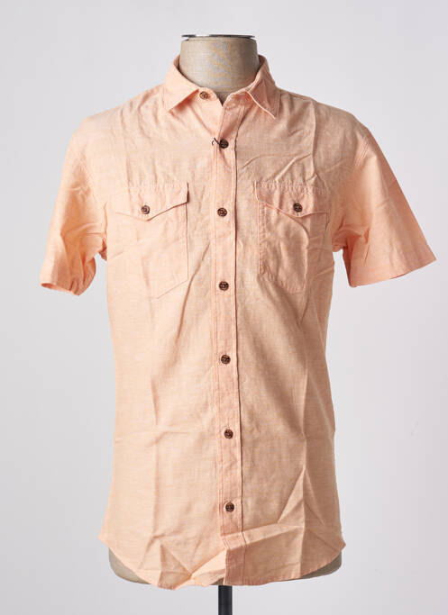 Chemise manches courtes orange JACK & JONES pour homme