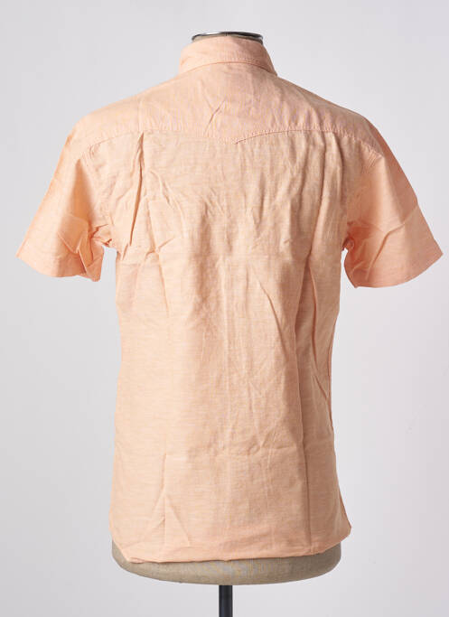 Chemise manches courtes orange JACK & JONES pour homme