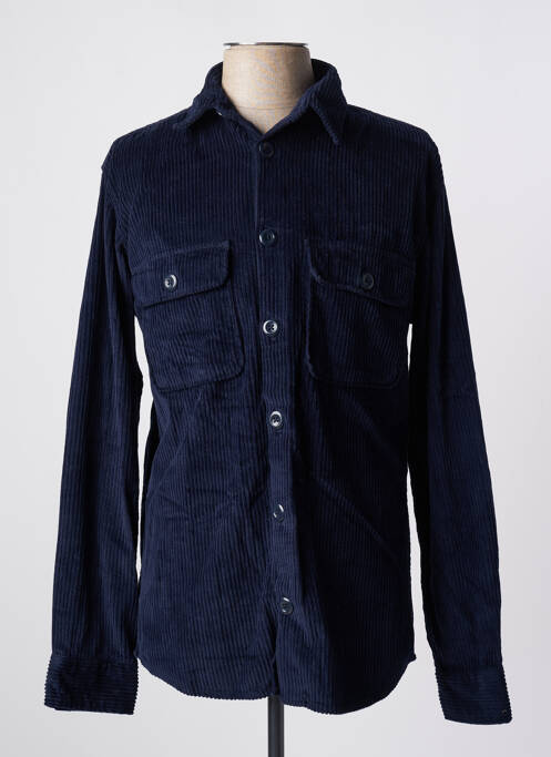 Chemise manches longues bleu JACK & JONES pour homme