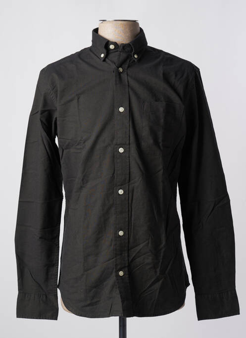 Chemise manches longues noir JACK & JONES pour homme