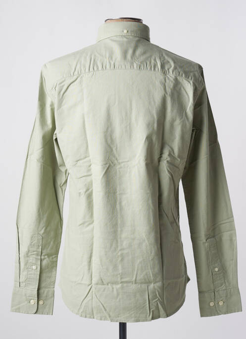 Chemise manches longues vert JACK & JONES pour homme