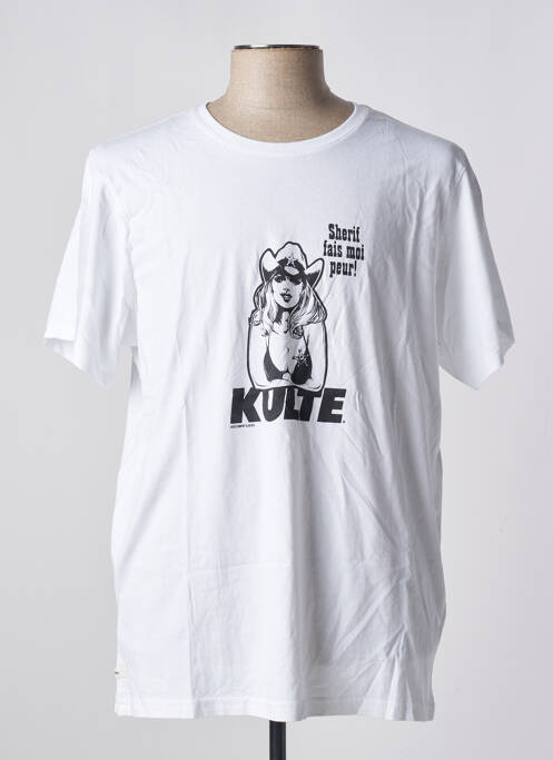 T-shirt blanc KULTE pour homme