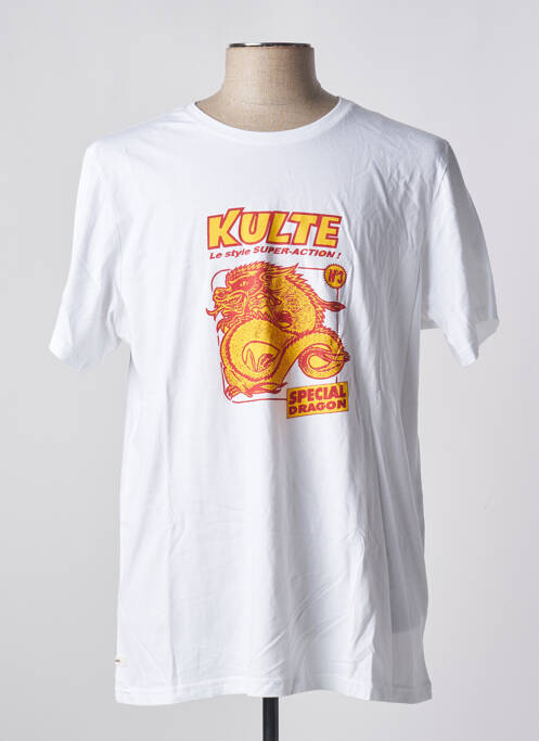 T-shirt blanc KULTE pour homme