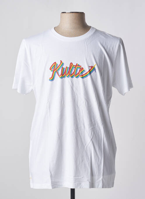 T-shirt blanc KULTE pour homme