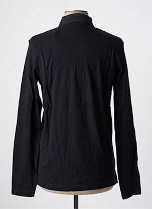 Polo manches longues manches longues noir JACK & JONES homme