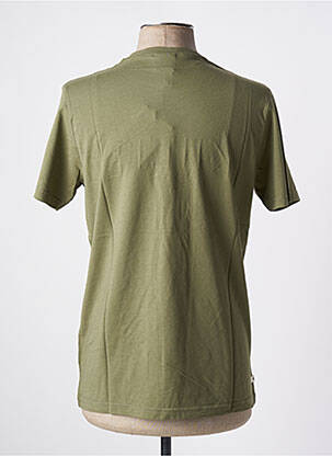 T-shirt broderie manches courtes vert KULTE homme
