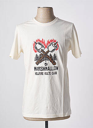 T-shirt stretch manches courtes beige KULTE homme