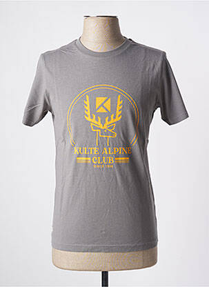 T-shirt stretch manches courtes gris KULTE homme