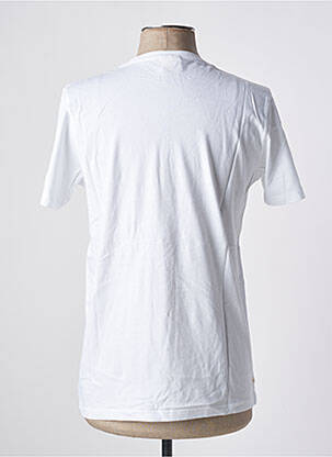 T-shirt stretch manches courtes blanc KULTE homme