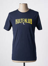 T-shirt stretch manches courtes bleu KULTE homme