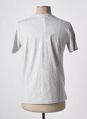 T-shirt tissage chiné manches courtes gris KULTE homme
