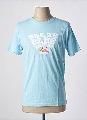T-shirt stretch manches courtes bleu KULTE homme