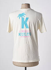 T-shirt blanc KULTE pour homme seconde vue