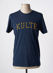 T-shirt bleu KULTE pour homme seconde vue