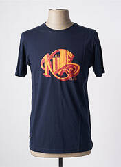 T-shirt bleu KULTE pour homme seconde vue