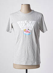 T-shirt gris KULTE pour homme seconde vue