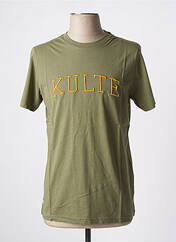 T-shirt vert KULTE pour homme seconde vue