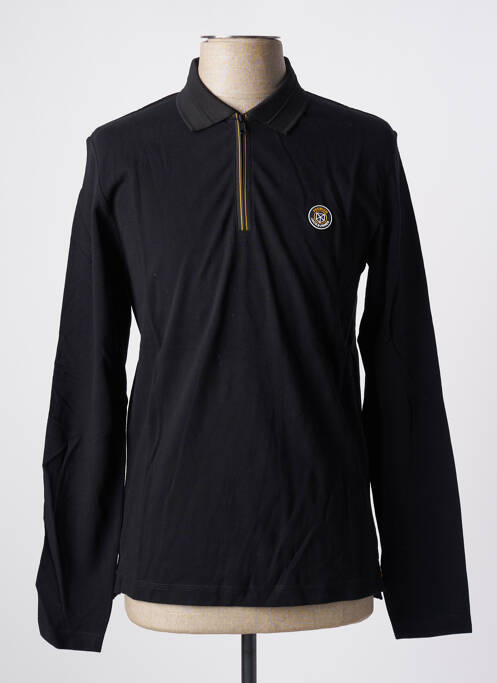 Polo manches longues manches longues noir JACK & JONES homme