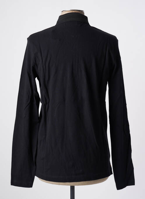 Polo manches longues manches longues noir JACK & JONES homme