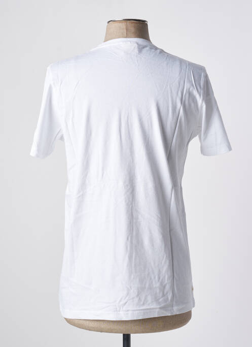 T-shirt stretch manches courtes blanc KULTE homme