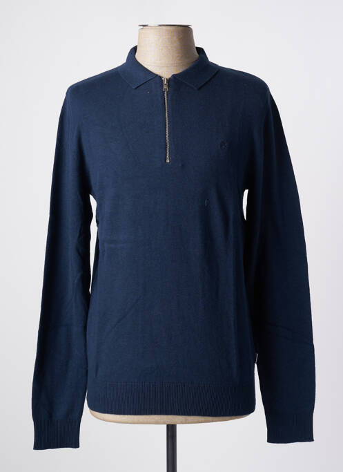 Polo bleu JACK & JONES pour homme