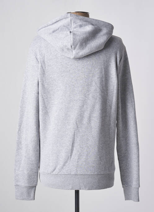 Sweat-shirt à capuche gris JACK & JONES pour homme