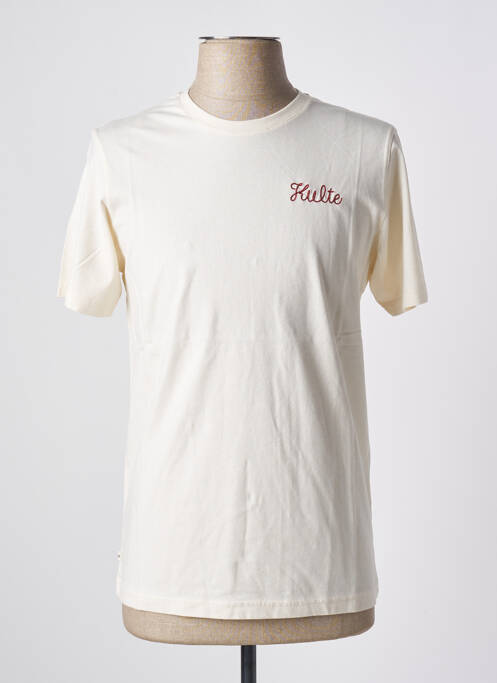 T-shirt beige KULTE pour homme