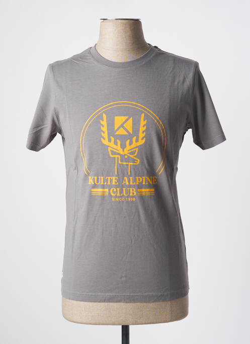 T-shirt gris KULTE pour homme