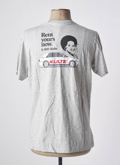 T-shirt gris KULTE pour homme