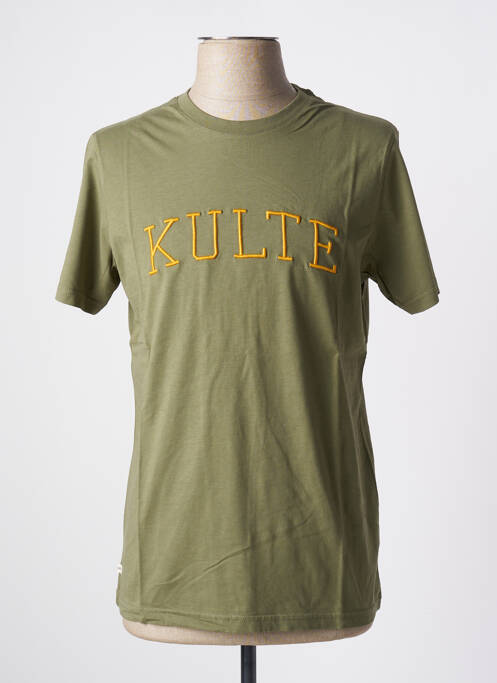 T-shirt vert KULTE pour homme