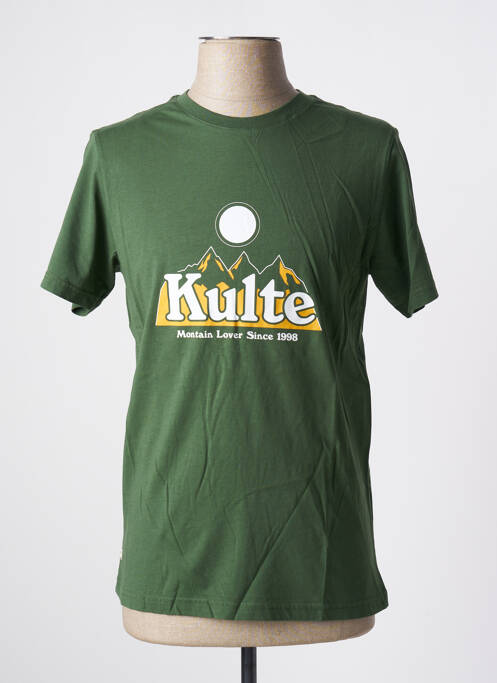 T-shirt vert KULTE pour homme