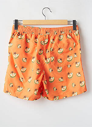 Short de bain imprimé tie and dye orange JACK & JONES homme