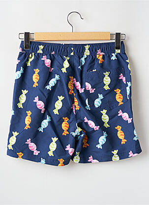 Short de bain tissage popeline bleu JACK & JONES homme