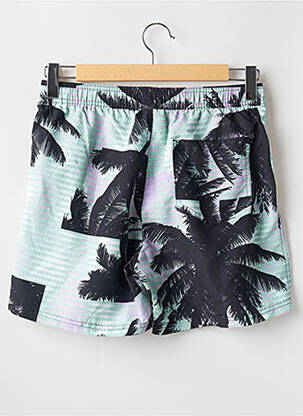 Short de bain imprimé tie and dye vert JACK & JONES homme