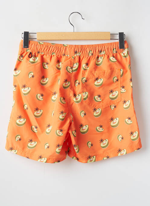 Short de bain orange JACK & JONES pour homme