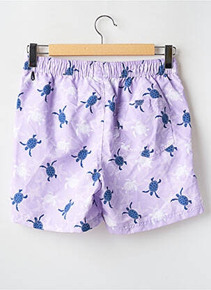 Short de bain tissage popeline violet JACK & JONES homme