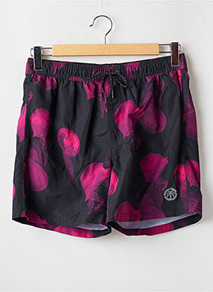 Short de bain tissage popeline rose JACK & JONES homme