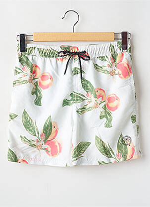 Short de bain tissage popeline vert JACK & JONES homme