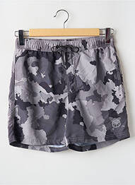 Short de bain tissage popeline gris JACK & JONES homme