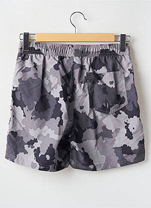 Short de bain tissage popeline gris JACK & JONES homme