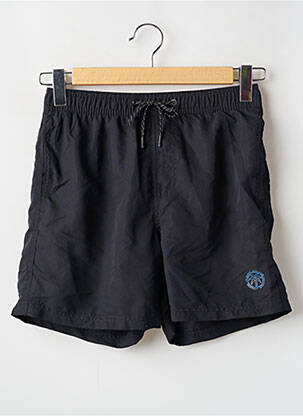 Short de bain tissage popeline noir JACK & JONES homme