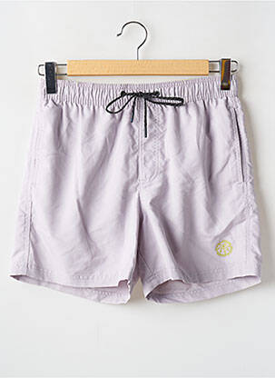Short de bain tissage popeline gris JACK & JONES homme